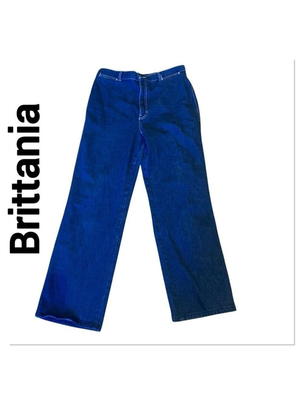 Vintage BRITTANIA Wide leg Trouser Jeans 15 1/2” waist